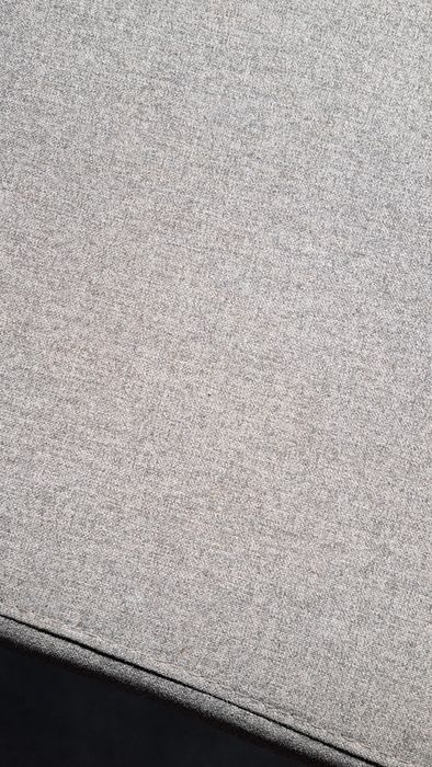 Szare, żółte krzesło z tkaniny, Batik Agata Meble, nowoczesne, na płoz