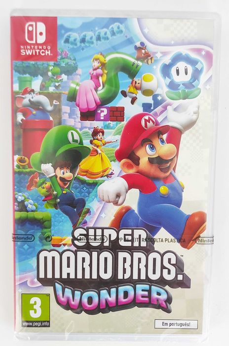 Super Mario Wonder- [NOVO/SELADO] - Nintendo Switch - Jogo - 24H Envio