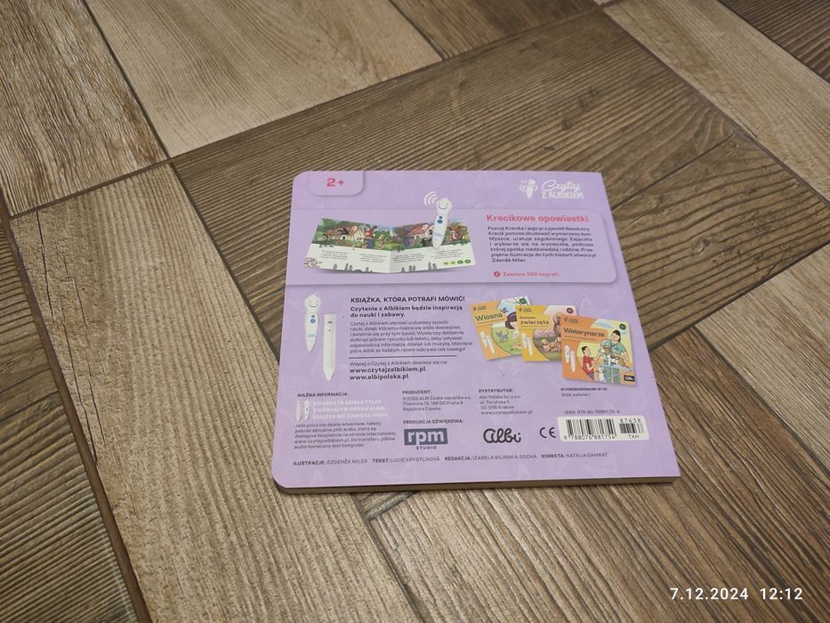 Nowa książka Albik Krecikowe opowiastki