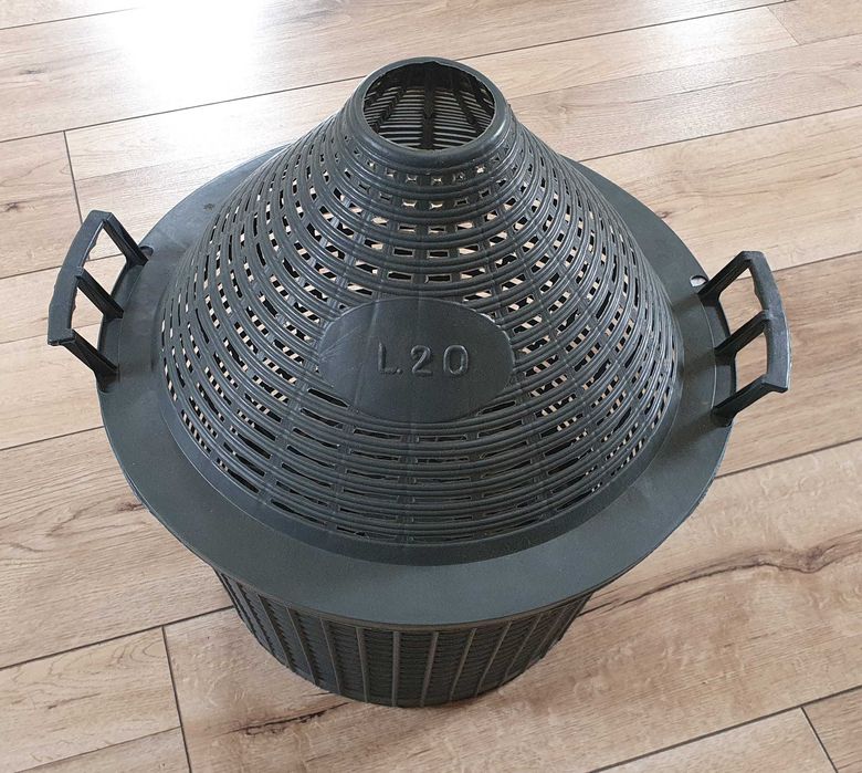 Kosz do balona 20 l na wino - pojemnik na balon, dama, dymion