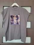 RESERVED t-shirt bluzka szary r. 40