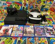 Sony Ps4 Pro 1tb+Zestaw Vr+Kamera+5xgra+Move x2szt Szczecin