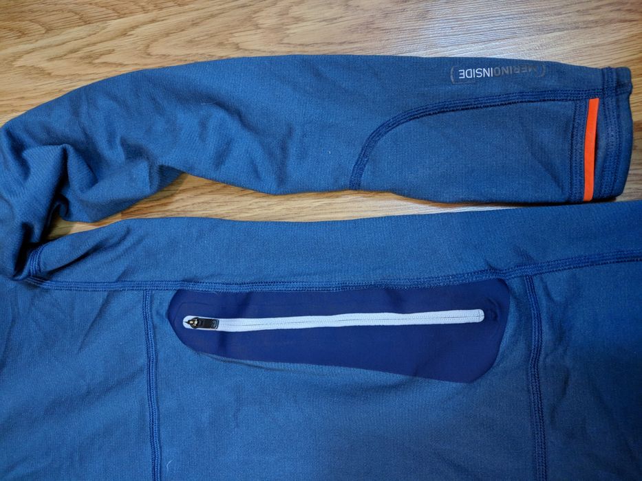 Теплая трекинговая термокофта худи ortovox merino inside