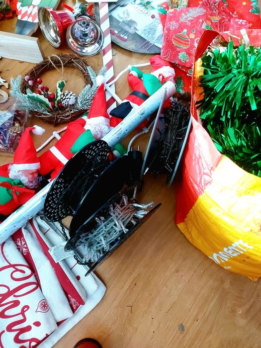 Conjunto de decoração de Natal 60 peças