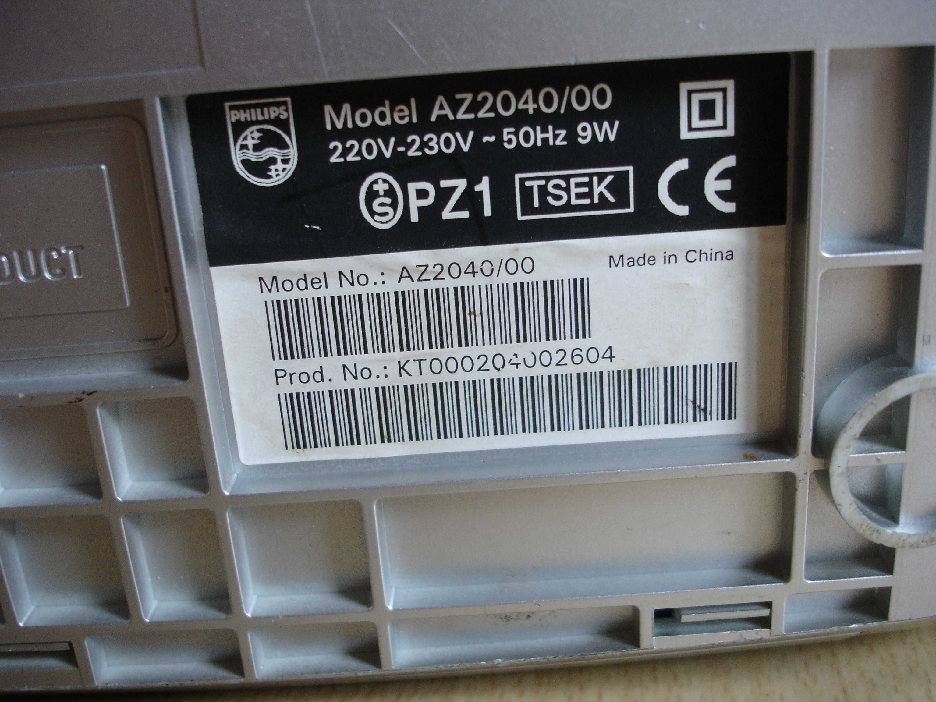 Radiomagnetofon PHILIPS AZ-2040