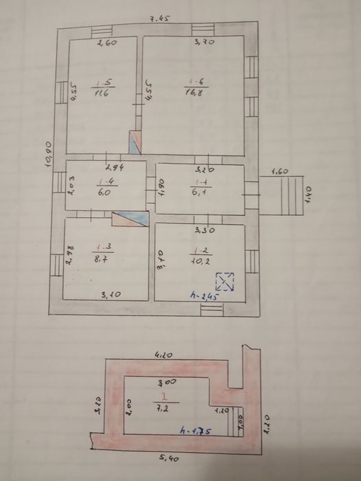 Продам будинок с.юринці