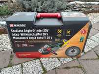 Polerka kątowa akumulatorowa Parkside PWSA 20-Li D4, 20V. Nowa