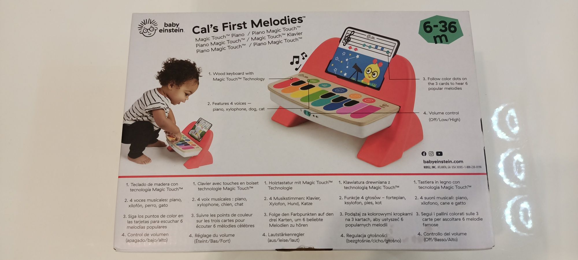 Pianino dla niemowląt i dzieci starszych Baby Eistein Hape