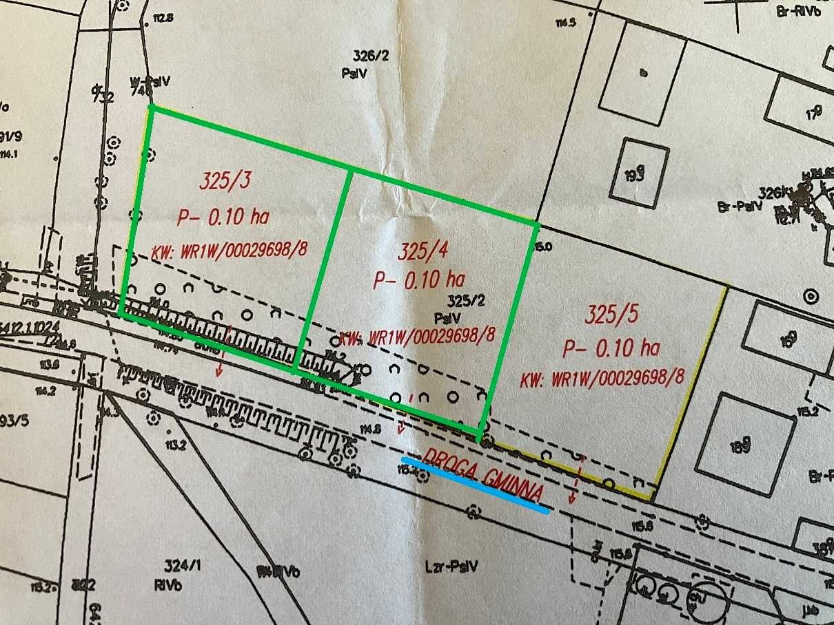 Działki budowlane 10a z warunkami zabudowy (Wszemirów k. Trzebnicy)