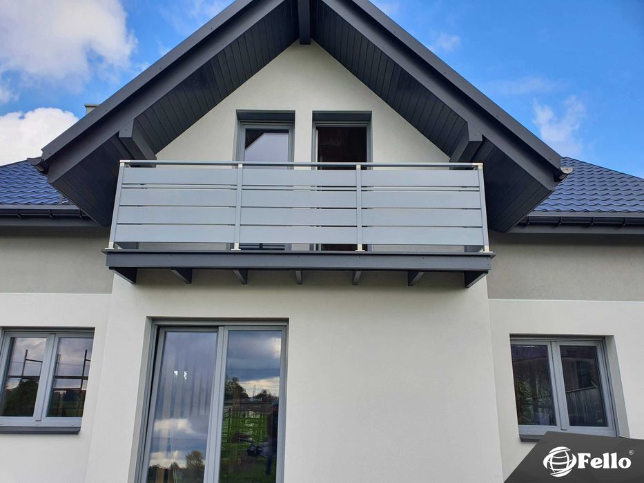 Balustrada SOLID Barierka Nowoczesna taras balkon montaż wysyłka