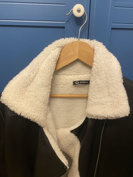 Kurtka oceplana z kozuchem