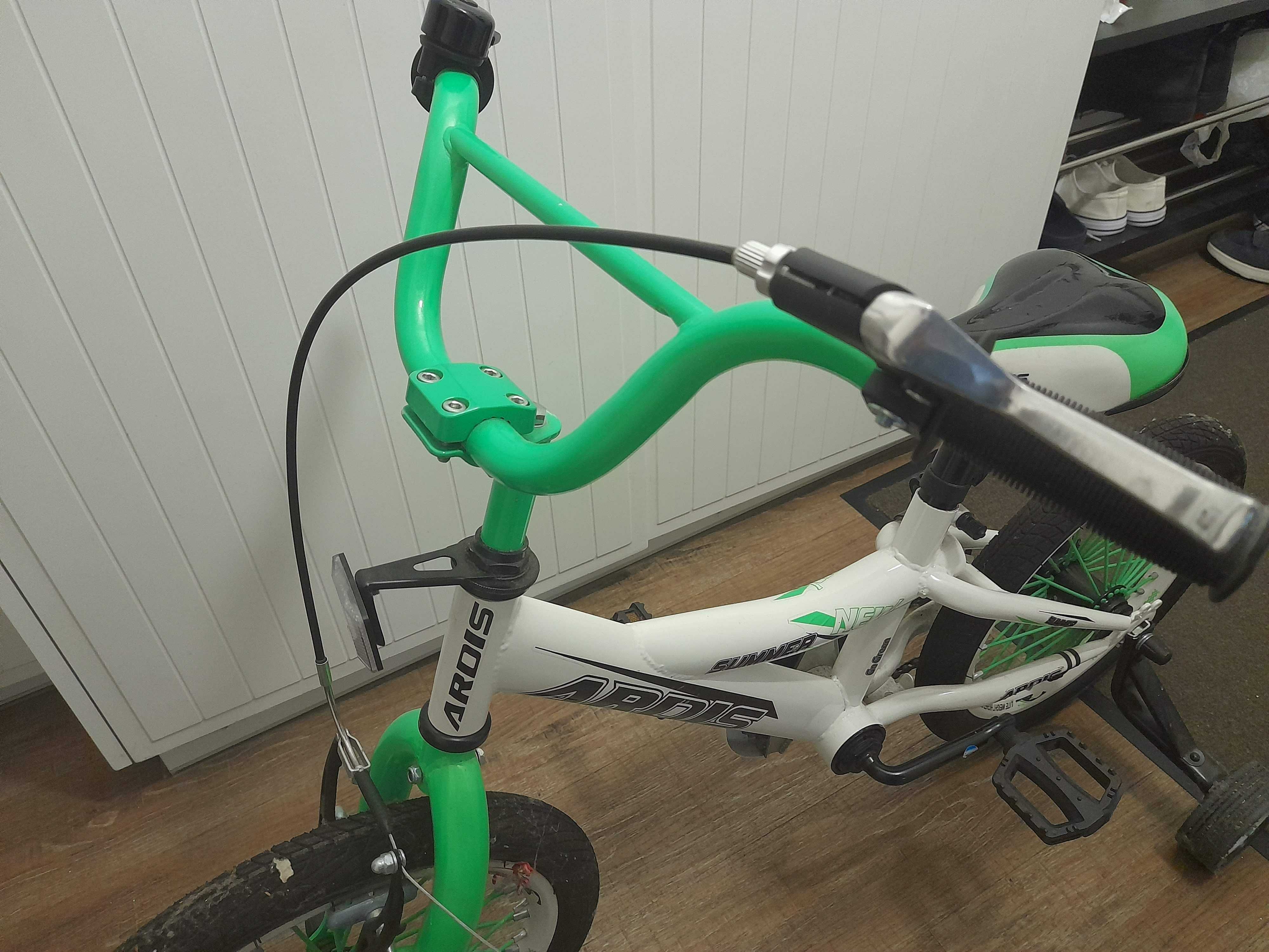 Детский велосипед Ardis Summer 16" от 3 до 5 лет Бело-зеленый