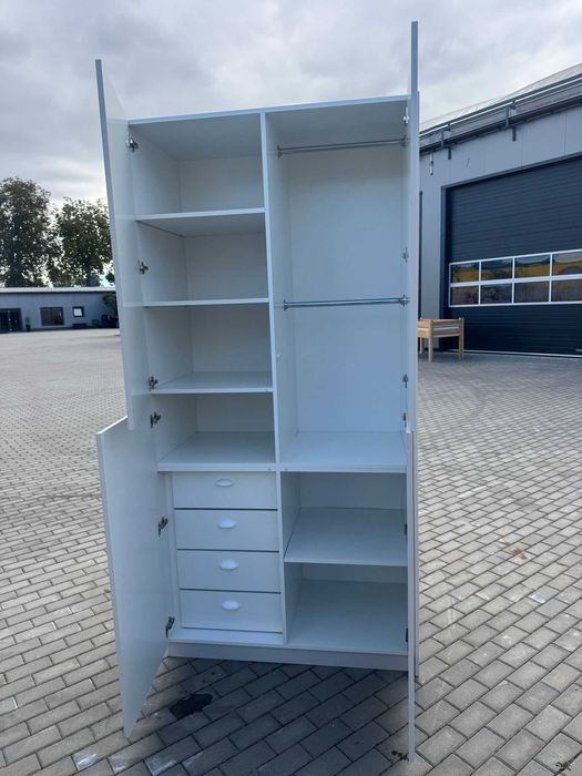 Szafa szafka szuflady wieszak, półki 240x63x60 Stan BDB.