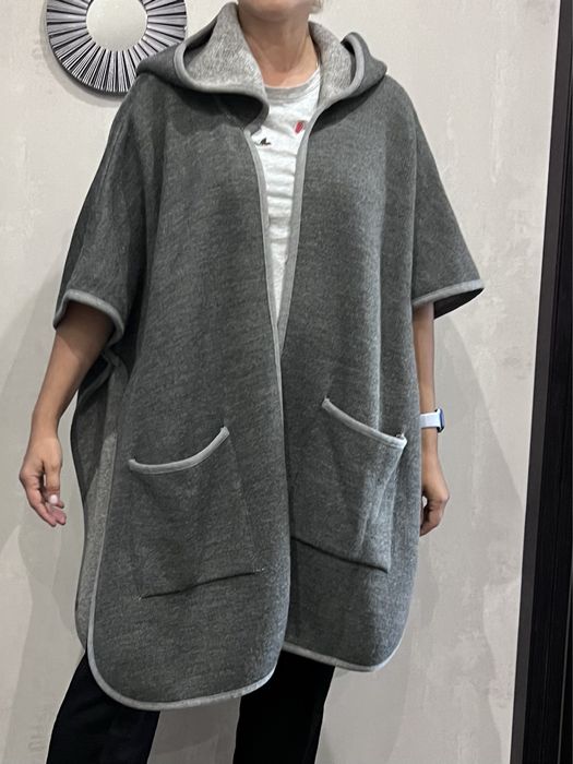 Пончо Кардиган Пальто ZARA Knit шерсть