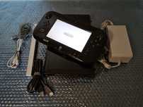 Zestaw Wii U z GamePadem i kablami Konsola czarna