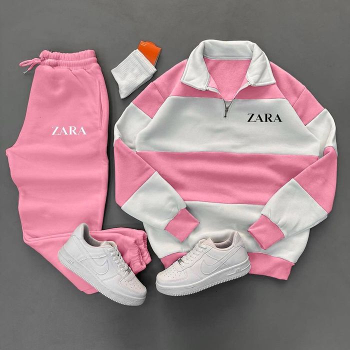Жіночий костюм Zara, теплий зимовий костюм зара, спортивний костюм