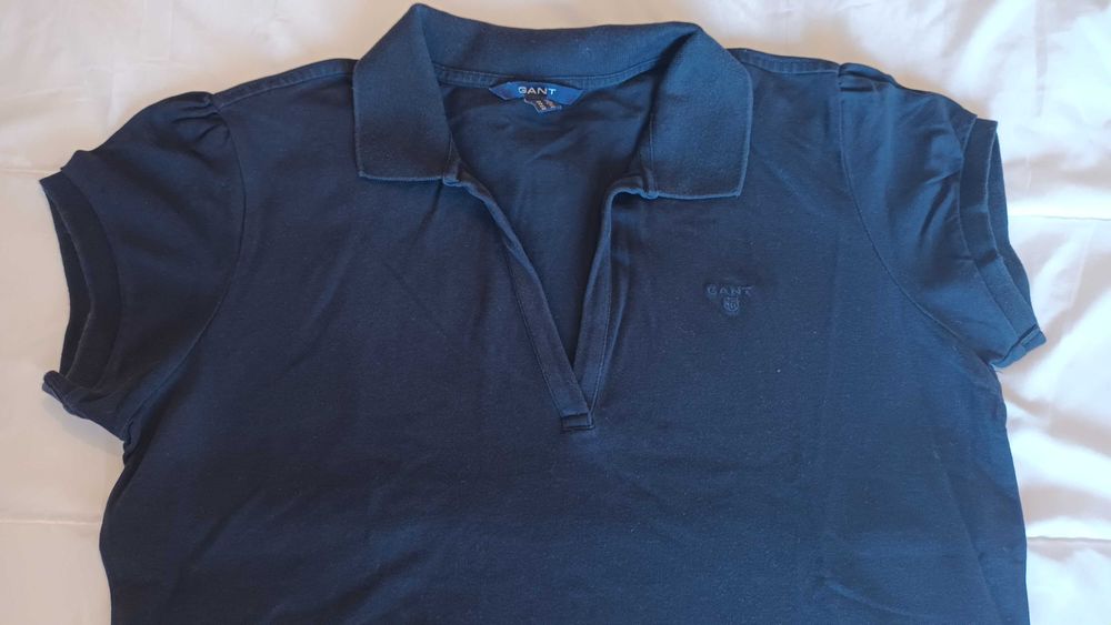 Polo azul escuro da Gant