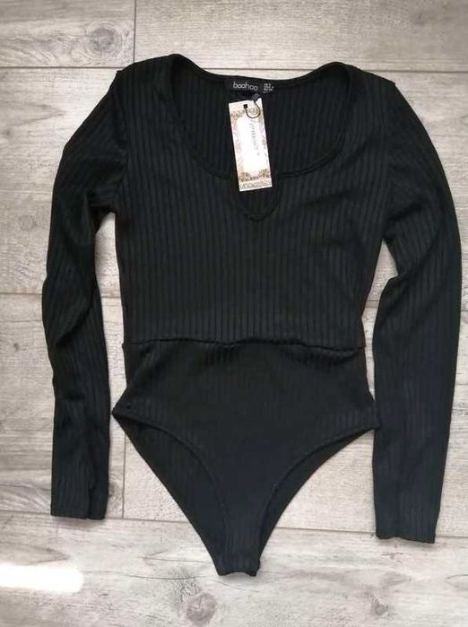 Body modny prążek Boohoo 34