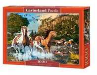 Puzzle 1000 elementów. Konie. Castorland