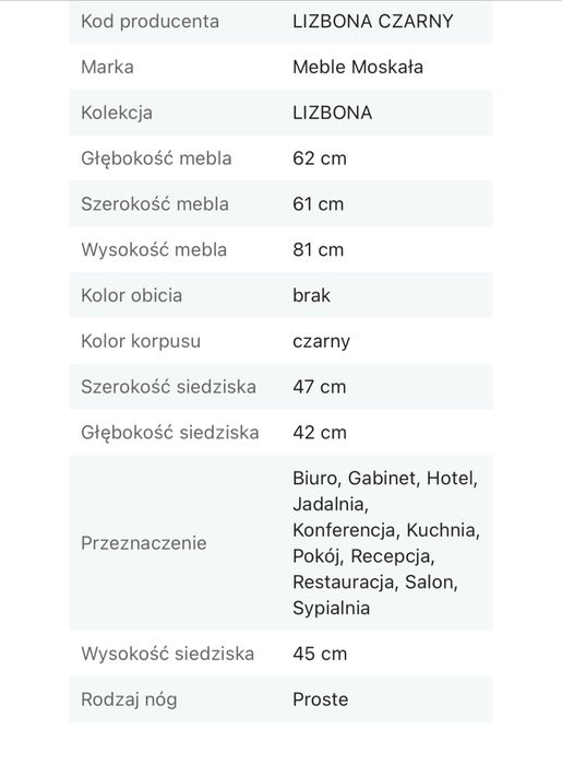 4 krzesła z podłokietnikami/fotel kubełkowy Lizbona