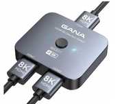 Przełącznik Switch Hdmi 8K Gana 2.1 Dwukierunkowy Rozdzielacz 2W1