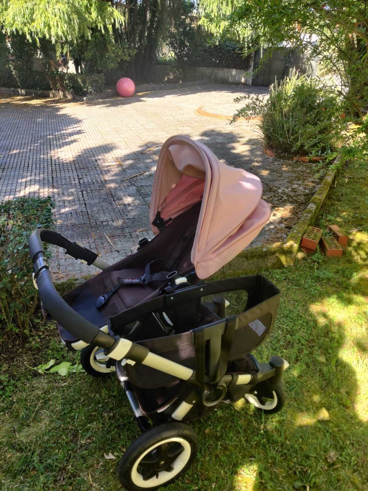 Carrinho gémeos Bugaboo donkey + ovos + isofix