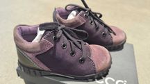Buty dla dzieci ECCO MIMIC  skóra kolor fioletowy.  Rozmiar 24