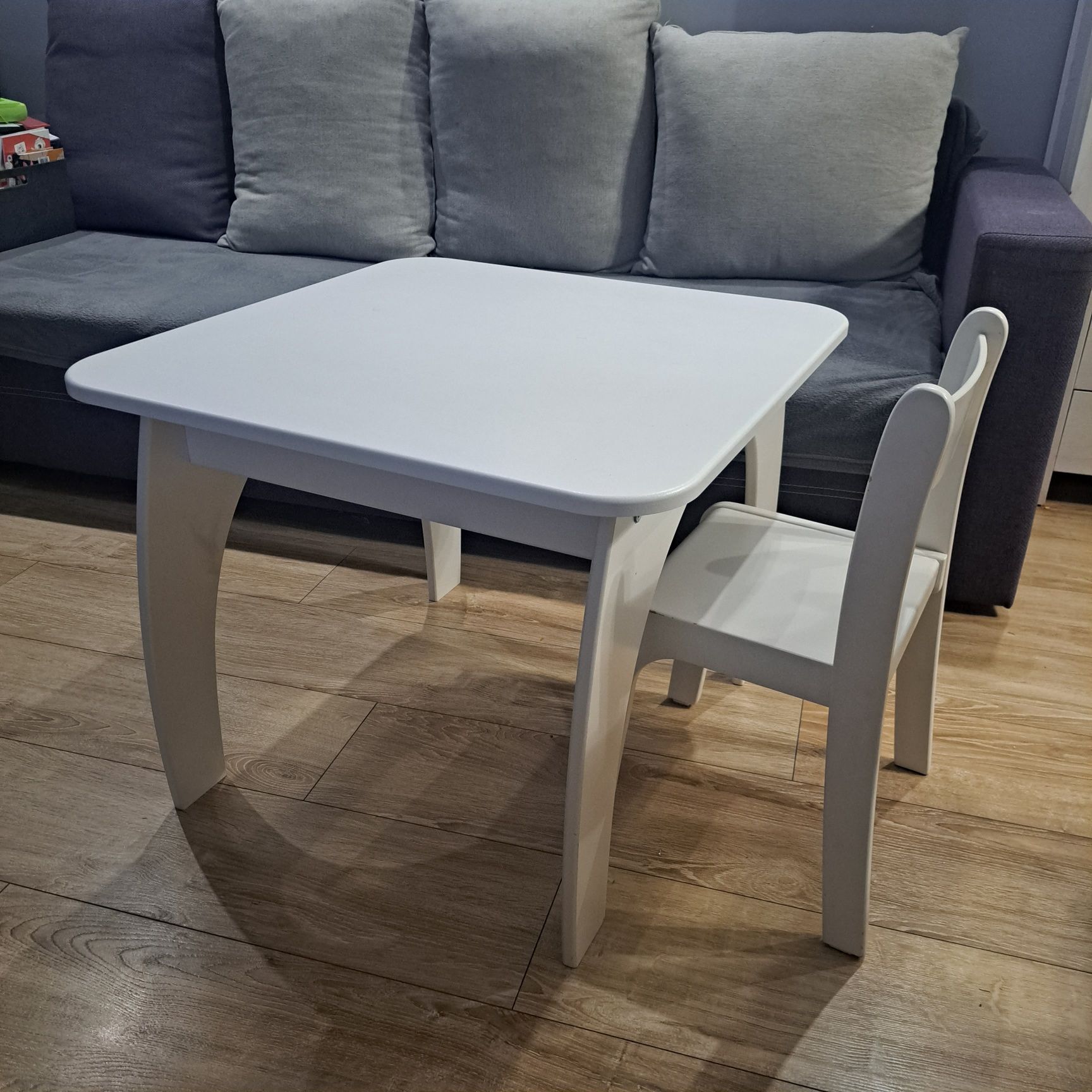 stolik i krzesełko dla dziecka meblik drewno