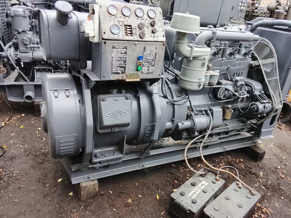 Prądnica z AVR Elmor typ GCPD 94 moc 50 60 kw 60 75 kva agregat prądot