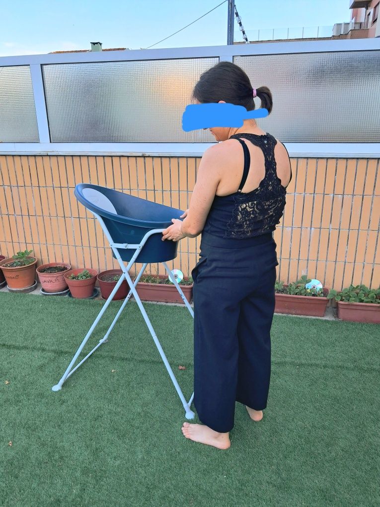 Banheira shnuggle com suporte