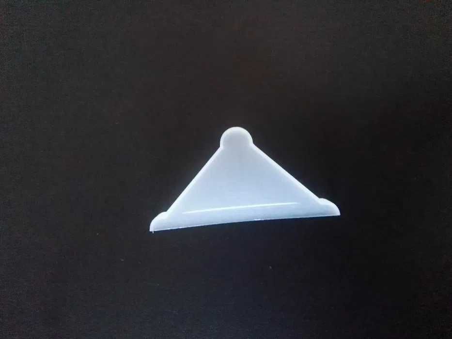 Narożnik ochronny do szkła szyb luster paneli szklanych 12mm bezbarwne