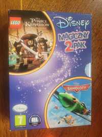 PC DVD-ROM x 2 Piraci z Karaibów/ Samoloty 2011 Disney 2Pak/Lego PL