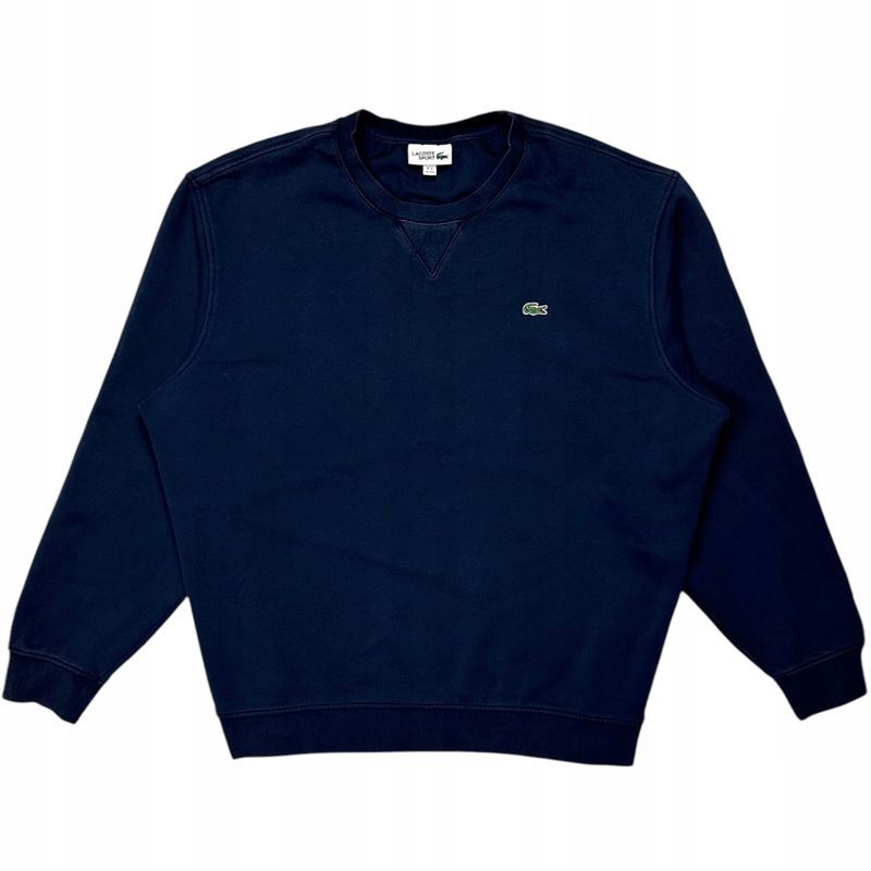 Lacoste Sport Bluza Crewneck Męska Logo na Piersi r. 11 / 2XG / 6XL
