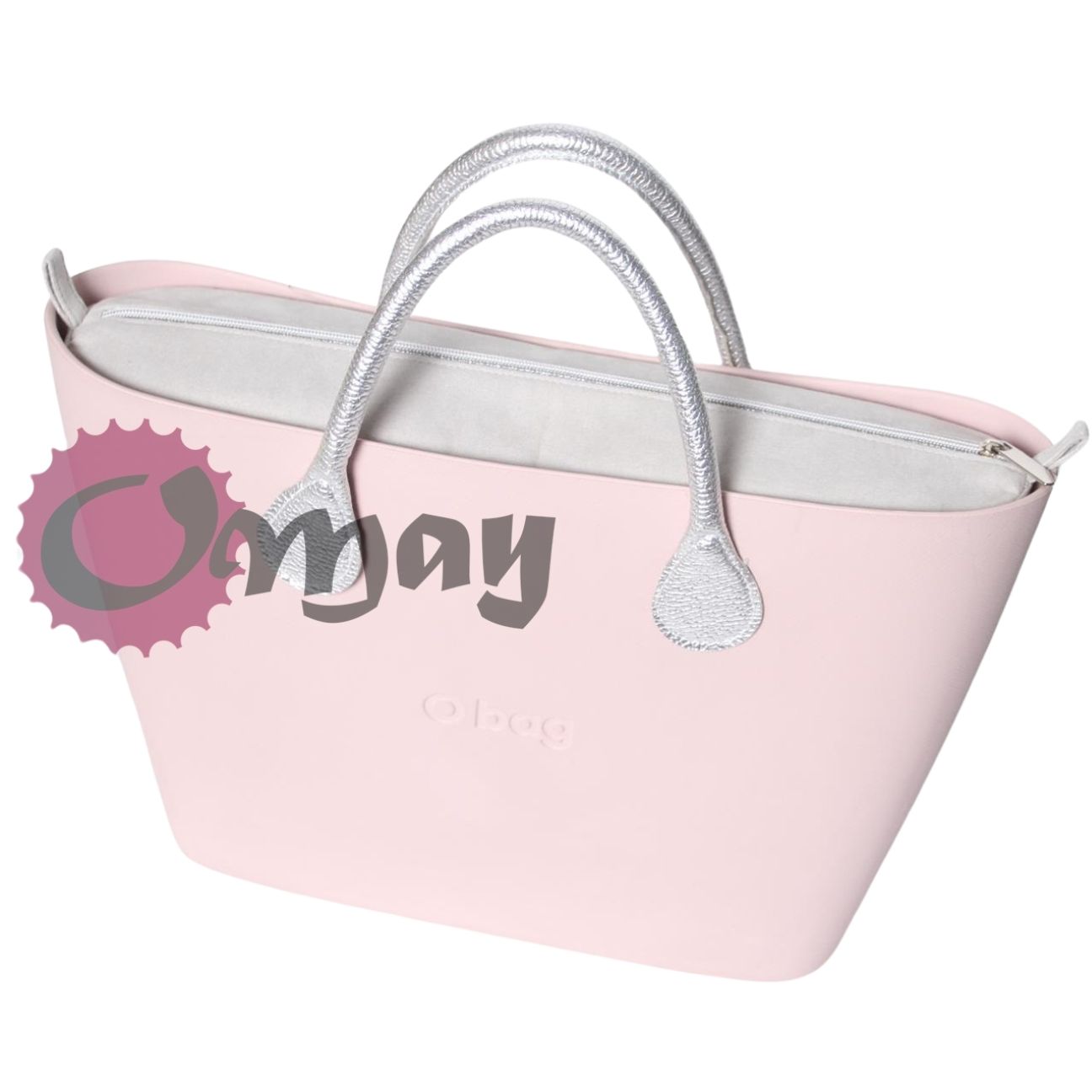organizer OBAG URBAN eko zamsz szary jasny 2 kieszenie wkład VIP OMAY