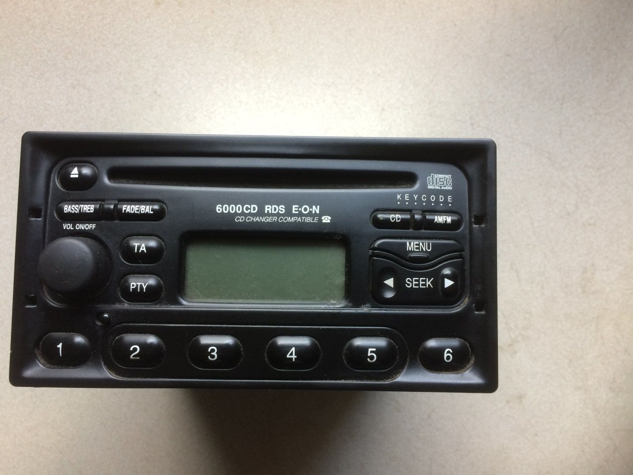 Radio Ford 6000 CD Galaxy Trafic Transit Marvick  1998:2008