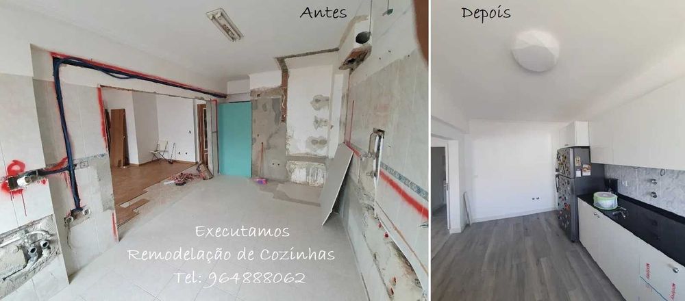 Cozinha nova por 7OO eur. m2 - REMODELAÇÃO!