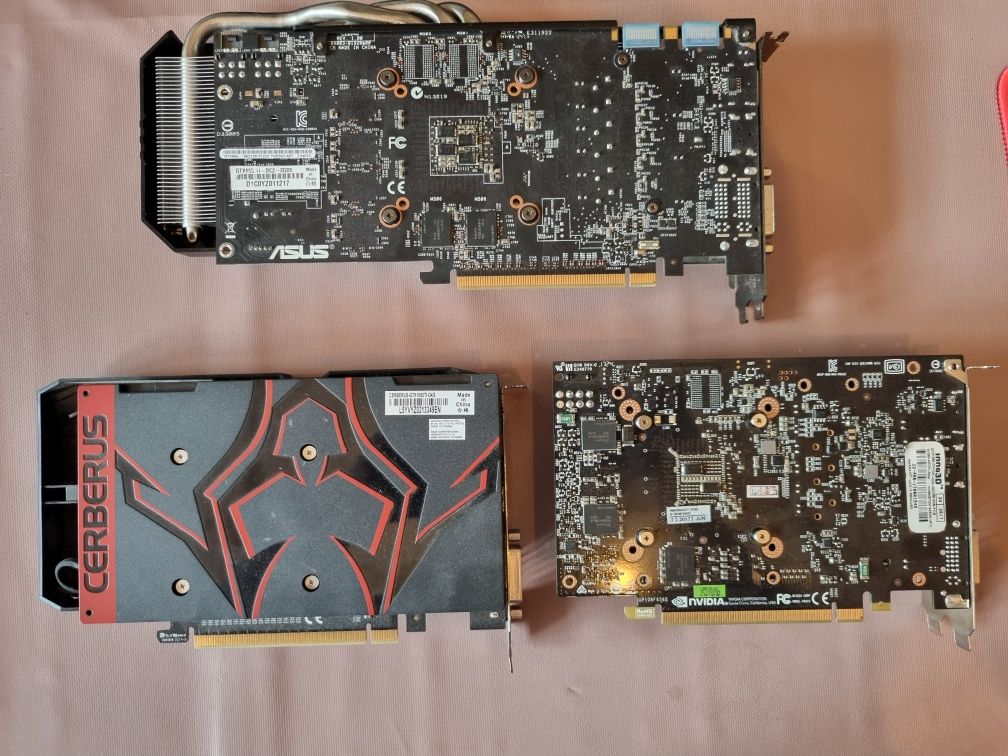 Продам відеокарти gtx 660ti 1050ti 1060 3gb asus inno3d