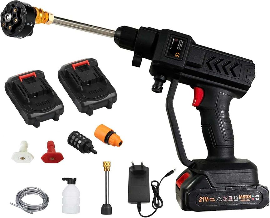 BEZPRZEWODOWA MYJKA Ciśnieniowa 60 Bar 300W 5 W 1 Z Akumulatorem