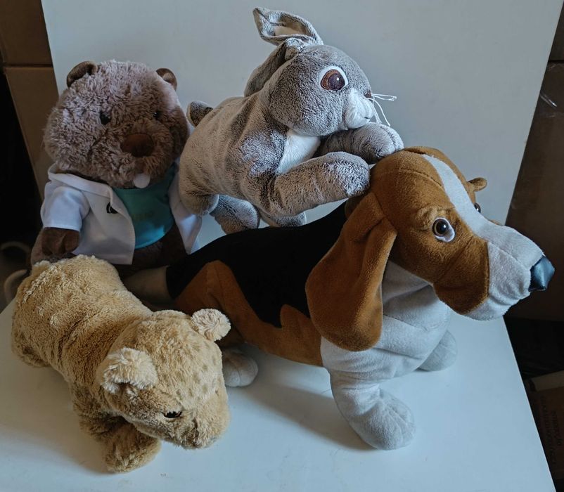 4 Peluches de Animais