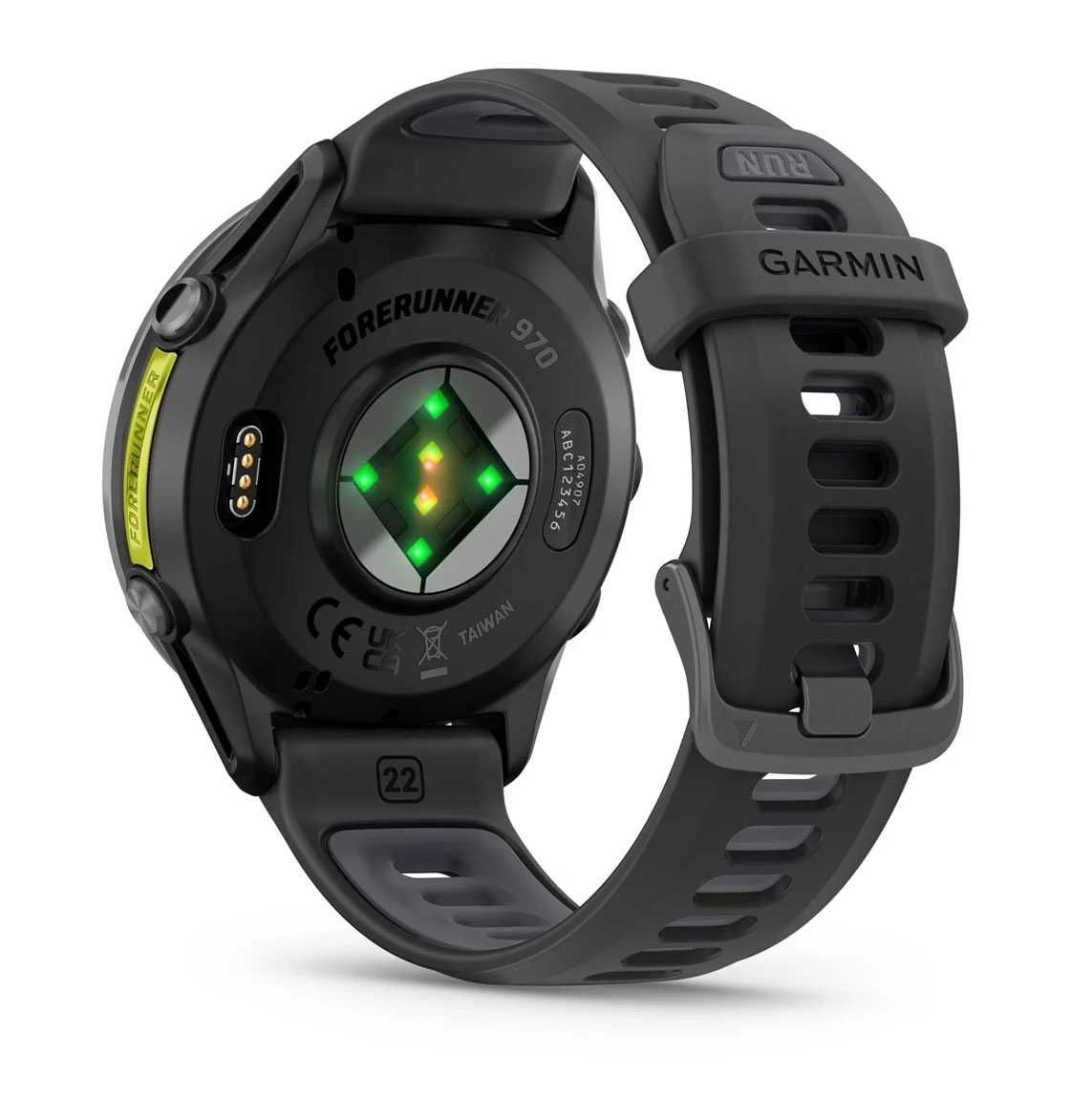 Годинник Garmin Forerunner 970 Carbon grey dlc titanium w. black case