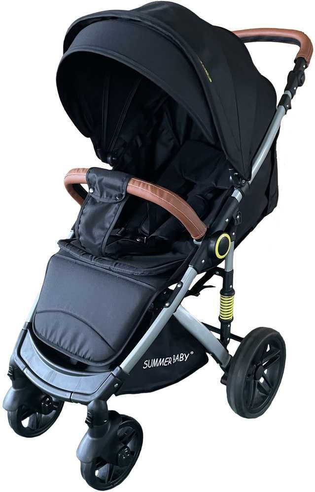 Wózek spacerowy SUMMER BABY model SEMPRE + Ocieplacz + Folia