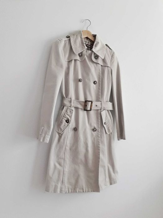 Gabardina creme impermeável (tam. 38)