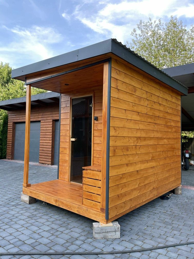 Sauna ogrodowa fińska