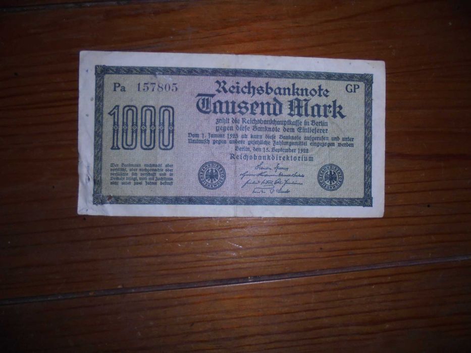 banknot niemiecki 1000 marek z 1922r [ b466]