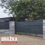 Brama przesuwna panel 5mx1,42m ocynk+kolor PRODUCENT
