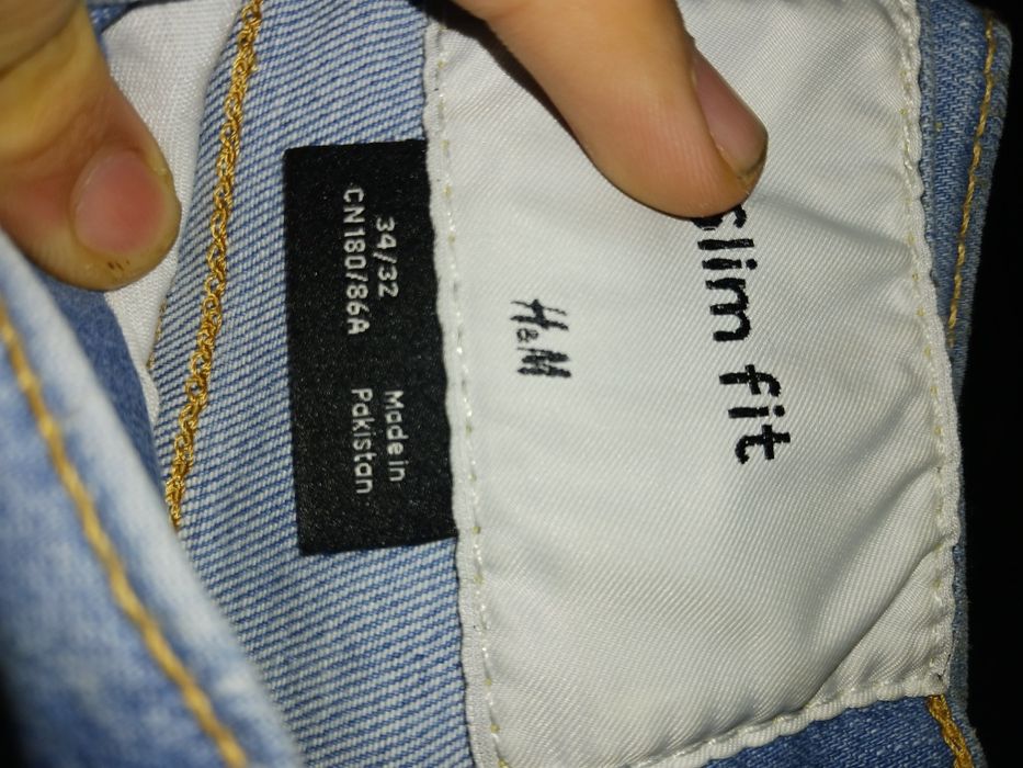 Calças H&M Slim Fit