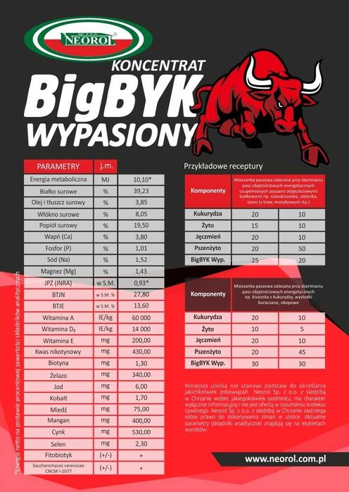 Koncentrat big byk wypasiony