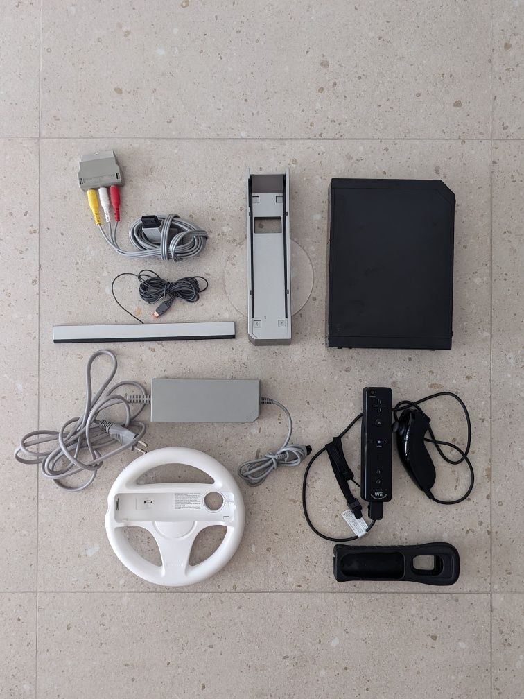 Consola Wii com jogos