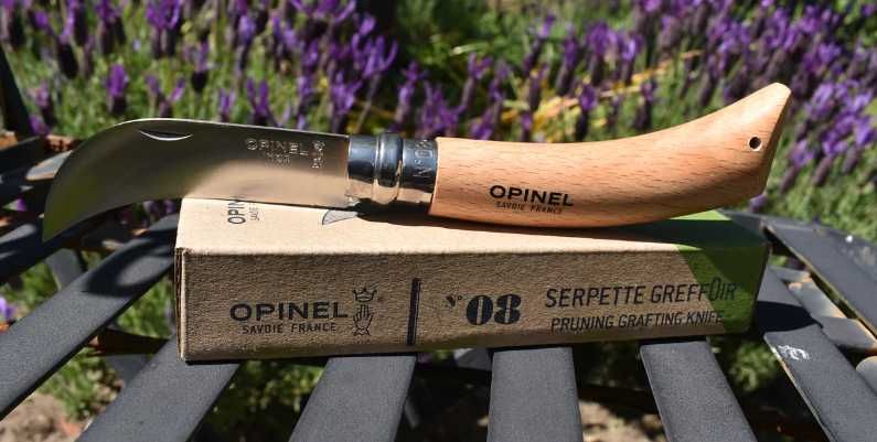 Садовый нож Opinel Серп 8 113140 10  секатор  кривой складной коготь