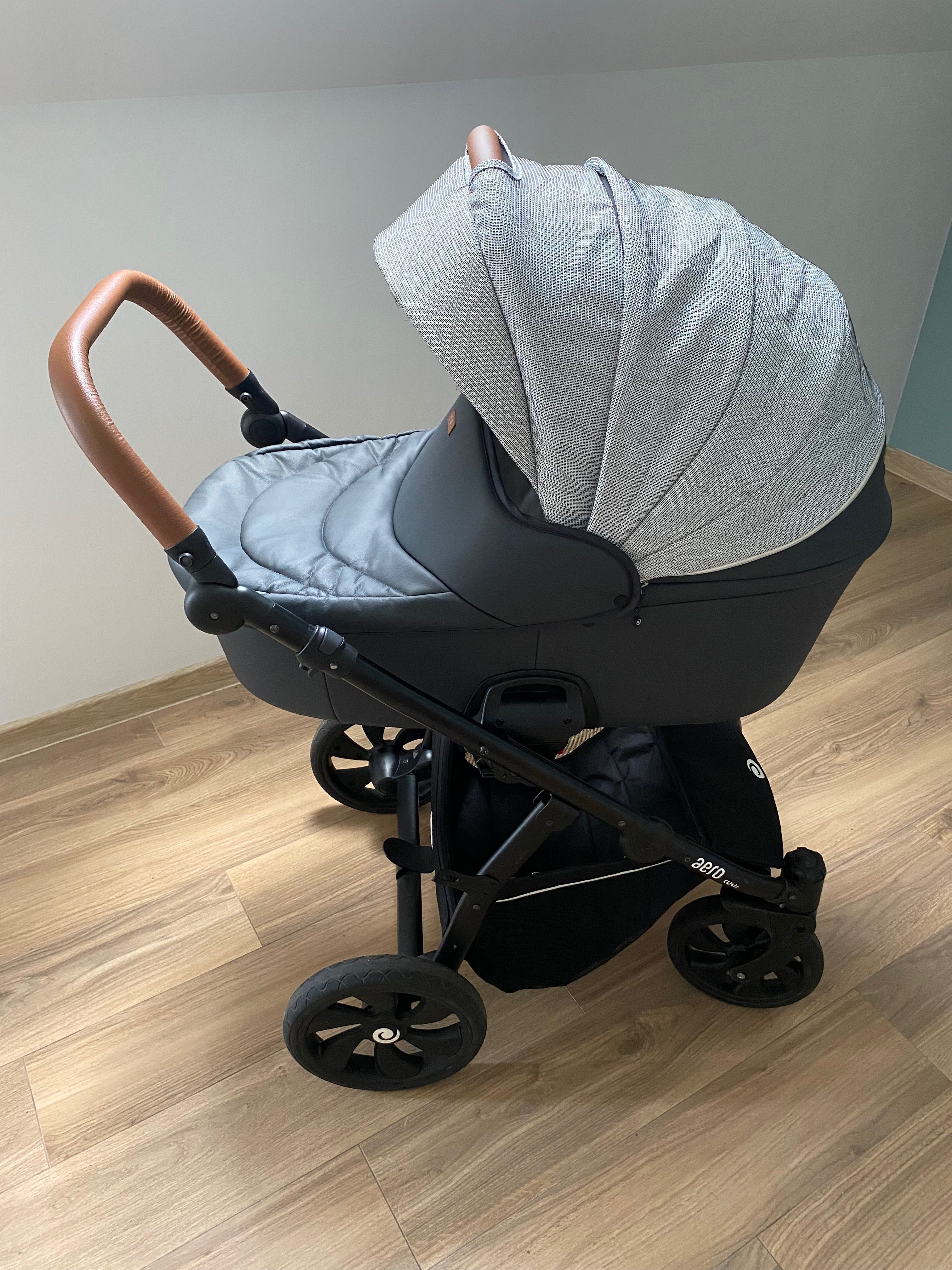 Wózek tutis aero 2w1 + fotelik kiddy baza isofix